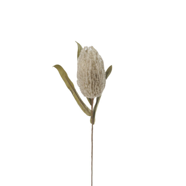 AROMA GRACE ΛΟΥΛΟΥΔΙ ΤΕΧΝΗΤΟ 63cm FOAM ΓΚΡΙ ΠΡΑΣΙΝΟ PVC 031798 - Image 2