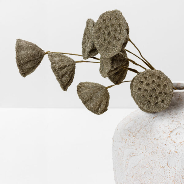 FLOWER FUSION ΚΛΑΔΙ ΤΕΧΝΗΤΟ 63cm FOAM ΚΑΦΕ PVC 031832 - Image 8