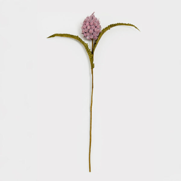 SPRING SPLENDOR ΛΟΥΛΟΥΔΙ ΤΕΧΝΗΤΟ 70cm FOAM ΜΩΒ ΠΡΑΣΙΝΟ PVC 031835 - Image 4