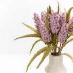 SPRING SPLENDOR ΛΟΥΛΟΥΔΙ ΤΕΧΝΗΤΟ 75cm FOAM ΜΩΒ ΠΡΑΣΙΝΟ PVC 031836 - Image 6