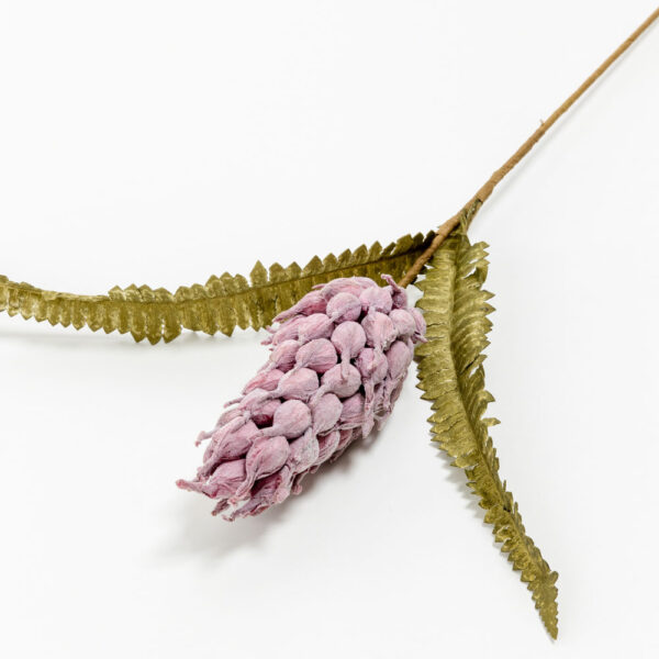 SPRING SPLENDOR ΛΟΥΛΟΥΔΙ ΤΕΧΝΗΤΟ 75cm FOAM ΜΩΒ ΠΡΑΣΙΝΟ PVC 031836 - Image 8