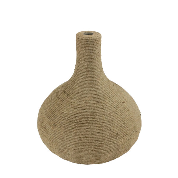 ROPE ΒΑΖΟ 39x39x42cm ΣΧΟΙΝΙ ΦΥΣΙΚΟ PLYWOOD 032066 - Image 2