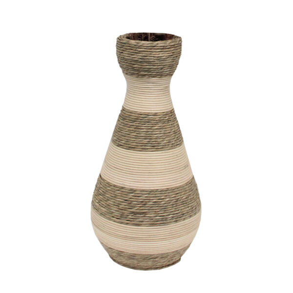 SIKINOS ΒΑΖΟ 25x25x50cm ΣΧΟΙΝΙ ΦΥΣΙΚΟ ΜΠΕΖ PLYWOOD 032069 - Image 2