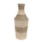 SIKINOS ΒΑΖΟ 25x25x63cm ΣΧΟΙΝΙ ΦΥΣΙΚΟ ΜΠΕΖ PLYWOOD 032070 - Image 2