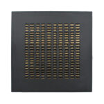 ESCAPE ΠΙΝΑΚΑΣ ΔΙΑΚΟΣΜΗΣΗΣ 80x80x5cm ΜΕΤΑΛΛΟ ΜΑΥΡΟ ΧΡΥΣΟ MDF 032107 - Image 3