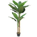 BANANA ΔΕΝΤΡΟ ΤΕΧΝΗΤΟ ΣΕ ΓΛΑΣΤΡΑ 180cm PEVA ΠΡΑΣΙΝΟ 032201 - Image 2