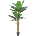 BANANA ΔΕΝΤΡΟ ΤΕΧΝΗΤΟ ΣΕ ΓΛΑΣΤΡΑ 220cm PEVA ΠΡΑΣΙΝΟ 032202 - Image 2