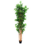 BAMBOO ΔΕΝΤΡΟ ΤΕΧΝΗΤΟ ΣΕ ΓΛΑΣΤΡΑ 220cm ΥΦΑΣΜΑ ΠΡΑΣΙΝΟ BAMBOO 032205 - Image 2