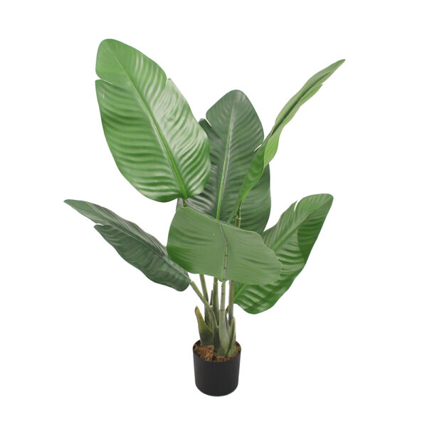 BANANA ΔΕΝΤΡΟ ΤΕΧΝΗΤΟ ΣΕ ΓΛΑΣΤΡΑ 65cm PEVA ΠΡΑΣΙΝΟ 032213 - Image 2