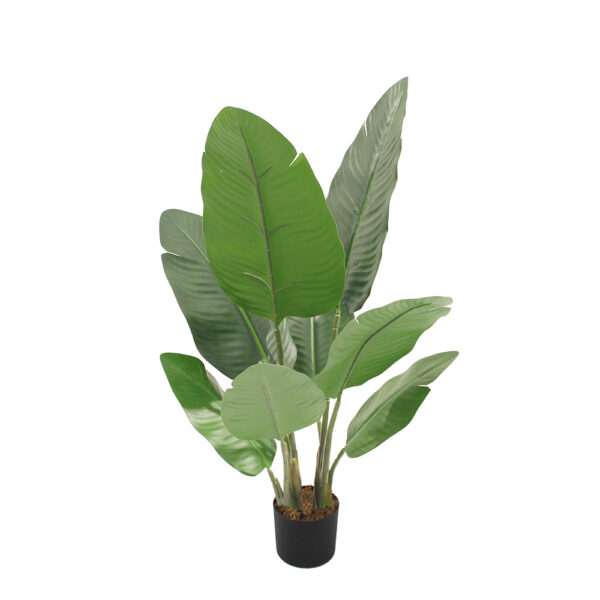 BANANA ΔΕΝΤΡΟ ΤΕΧΝΗΤΟ ΣΕ ΓΛΑΣΤΡΑ 75cm PEVA ΠΡΑΣΙΝΟ 032214 - Image 2