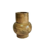 CEDAR ΒΑΖΟ 21x21x27cm ΞΥΛΟ ΚΑΦΕ 032242 - Image 2