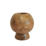 CEDAR ΒΑΖΟ 20x20x22cm ΞΥΛΟ ΚΑΦΕ 032243 - Image 2