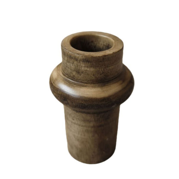 CEDAR ΒΑΖΟ 15x15x20cm ΞΥΛΟ ΚΑΦΕ 032250 - Image 2