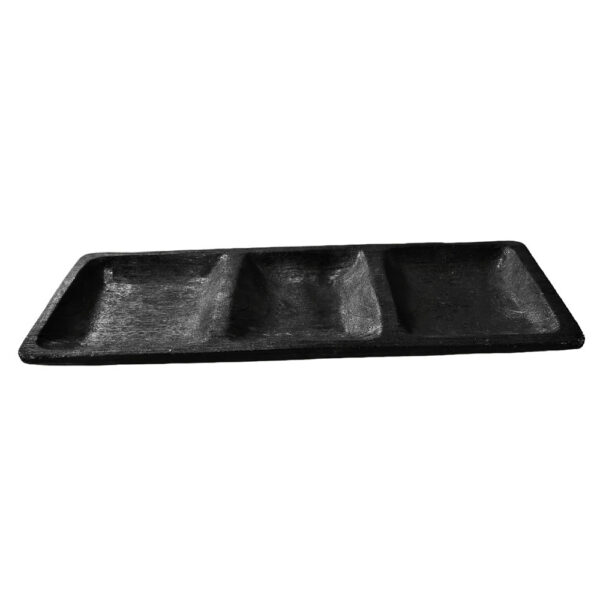 NUBIA ΔΙΣΚΟΣ ΔΙΑΚΟΣΜΗΣΗΣ 65x23x5cm ΞΥΛΟ ΜΑΥΡΟ 032284 - Image 2