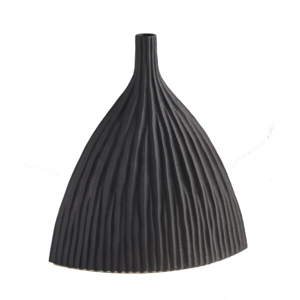 ISIDA ΒΑΖΟ 36x18x41cm ΚΕΡΑΜΙΚΟ ΜΑΥΡΟ 032306 - Image 2