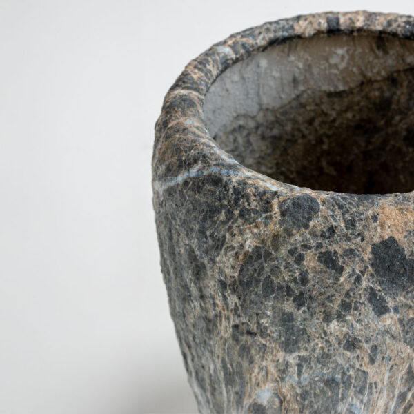 GASHER ΓΛΑΣΤΡΑ ΣΕΤ 3ΤΜΧ 42x42x35cm ΚΕΡΑΜΙΚΟ ΑΝΘΡΑΚΙ ΜΠΕΖ 032416 - Image 9