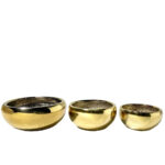 ORO ΚΑΣΠΩ ΣΕΤ 3ΤΜΧ 43x43x18cm ΚΕΡΑΜΙΚΟ ΧΡΥΣΟ 032459 - Image 2
