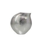 BRONTIE ΒΑΖΟ 30x13x29cm ΑΛΟΥΜΙΝΙΟ ΑΣΗΜΙ 032494 - Image 2