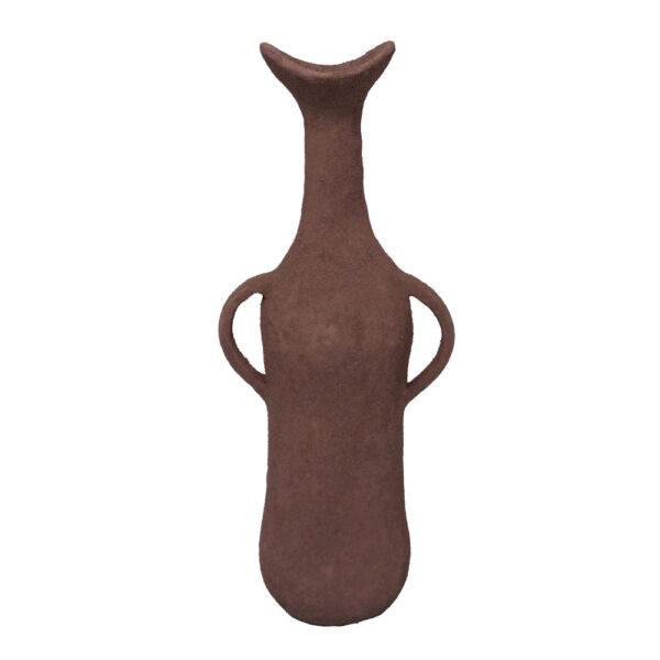 NATHEN ΒΑΖΟ 13x9x33cm ΑΛΟΥΜΙΝΙΟ TERRACOTTA 032514 - Image 2