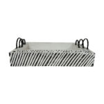 RONAN ΔΙΣΚΟΣ SET 3ΤΜΧ 60x40x10cm ΞΥΛΟ ΚΑΦΕ ΜΠΕΖ 032600 - Image 2