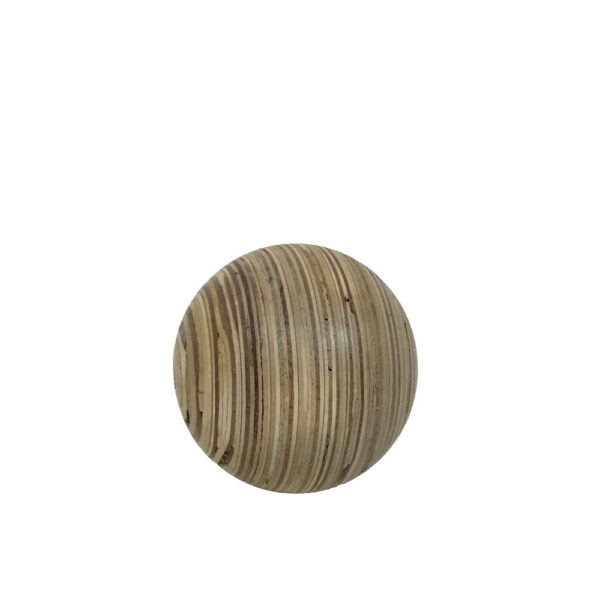 CEBO S ΔΙΑΚΟΣΜΗΤΙΚΗ ΜΠΑΛΑ 13x13x13cm ΞΥΛΟ ΦΥΣΙΚΟ 032604 - Image 2