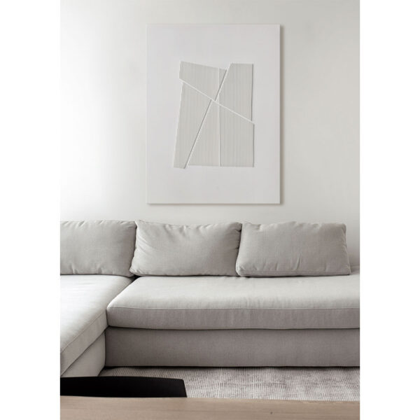 WHITESHADOW ΠΙΝΑΚΑΣ ΔΙΑΚΟΣΜΗΤΙΚΟΣ 75x100x3.8cm ΚΑΜΒΑΣ ΛΕΥΚΟ 033056 - Image 4