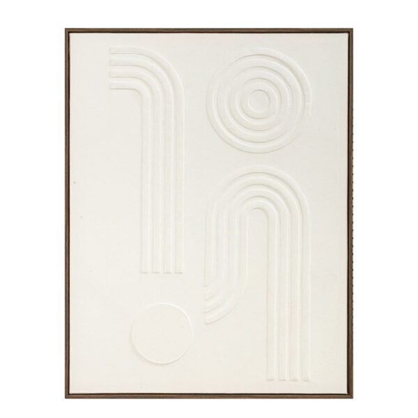 CURVA 1 ΠΙΝΑΚΑΣ ΔΙΑΚΟΣΜΗΤΙΚΟΣ ΜΕ ΚΟΡΝΙΖΑ 70x90x4cm ΚΑΜΒΑΣ BEIGE BEIGE ΞΥΛΟ ΦΥΣΙΚΟ 033166 - Image 6