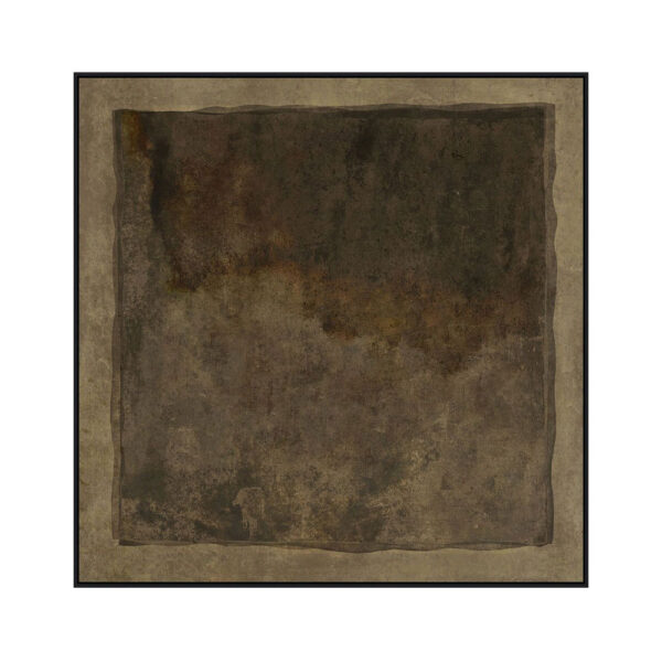 AFENGIA ΠΙΝΑΚΑΣ ΔΙΑΚΟΣΜΗΤΙΚΟΣ ΜΕ ΚΟΡΝΙΖΑ 80x80x4cm ΚΑΜΒΑΣ ΚΑΦΕ ΚΑΦΕ ΞΥΛΟ ΜΑΥΡΟ 033177 - Image 3