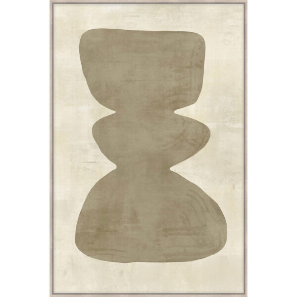 CANDELABRA.B ΠΙΝΑΚΑΣ ΔΙΑΚΟΣΜΗΤΙΚΟΣ ΜΕ ΚΟΡΝΙΖΑ 80x120x4cm ΚΑΜΒΑΣ BEIGE ΚΑΦΕ ΞΥΛΟ ΦΥΣΙΚΟ 033180 - Image 3