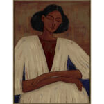 PENSIERO ΠΙΝΑΚΑΣ ΔΙΑΚΟΣΜΗΤΙΚΟΣ ΜΕ ΚΟΡΝΙΖΑ 90x120x4cm ΚΑΜΒΑΣ ΚΑΦΕ ΠΟΛΥΧΡΩΜΟ ΞΥΛΟ ΦΥΣΙΚΟ 033182 - Image 3