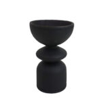 NOCTURIA ΔΙΑΚΟΣΜΗΤΙΚΟ ΚΗΡΟΠΗΓΙΟ 10x10x15.5cm POLYRESIN ΜΑΥΡΟ 033261 - Image 3