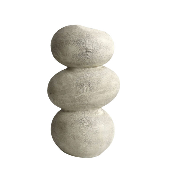 ARCODIE.II ΔΙΑΚΟΣΜΗΤΙΚΟ ΒΑΖΟ 18x14.5x32.5cm POLYRESIN STONE GREY 033268 - Image 2