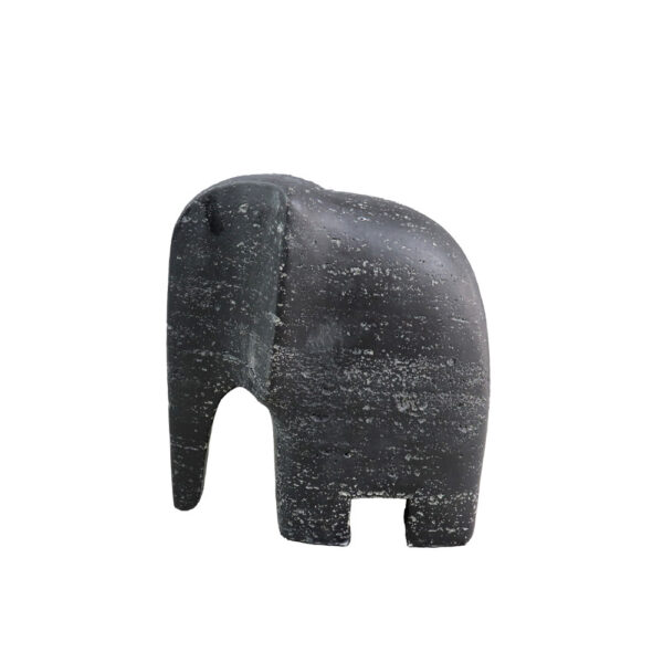 TENGO.A ΔΙΑΚΟΣΜΗΤΙΚΟ ΕΛΕΦΑΝΤΑΣ 16.5x9x18cm POLYRESIN ΜΑΥΡΟ ΛΕΥΚΟ 033278 - Image 3