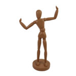 BALLO CORPO.1 ΔΙΑΚΟΣΜΗΤΙΚΟ ΣΩΜΑ 21x10.5x35cm POLYRESIN ΚΑΦΕ ΑΝΟΙΧΤΟ 033292 - Image 2