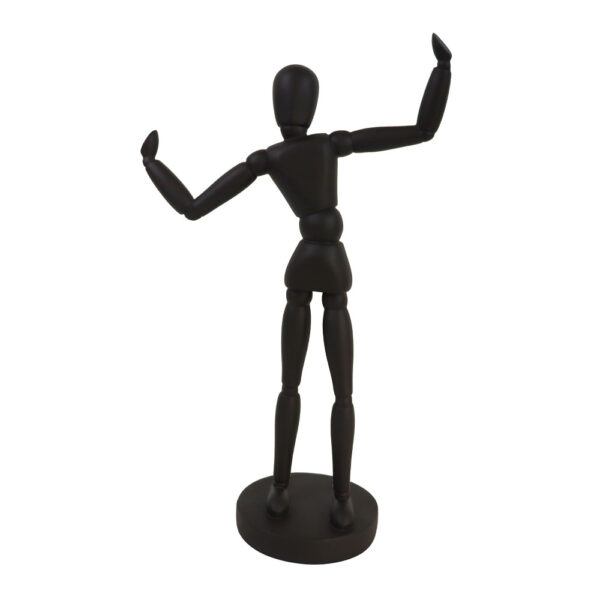 BALLO CORPO.2 ΔΙΑΚΟΣΜΗΤΙΚΟ ΣΩΜΑ 21x10.5x35cm POLYRESIN ΜΑΥΡΟ 033293 - Image 2