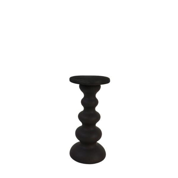 ALISI ΔΙΑΚΟΣΜΗΤΙΚΟ ΚΗΡΟΠΗΓΙΟ 10x10x21cm POLYRESIN ΜΑΥΡΟ 033296 - Image 3