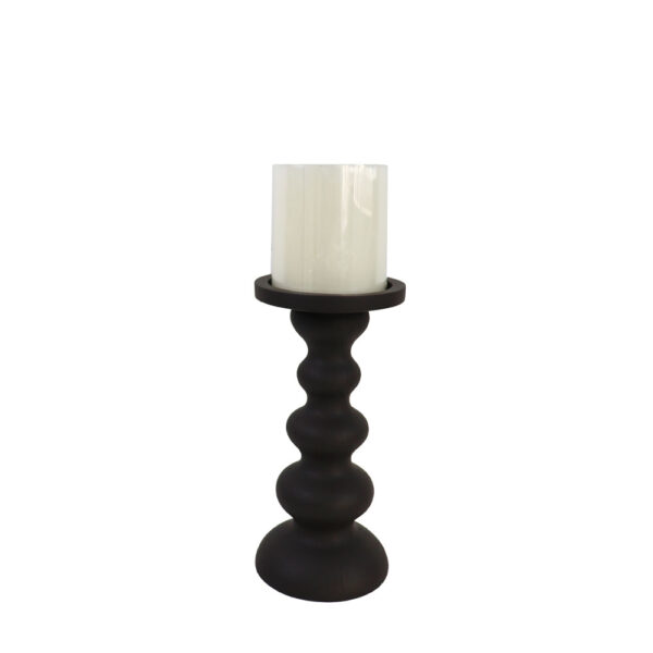 ALISI ΔΙΑΚΟΣΜΗΤΙΚΟ ΚΗΡΟΠΗΓΙΟ 10x10x21cm POLYRESIN ΜΑΥΡΟ 033296 - Image 4