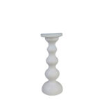 CADENA ΔΙΑΚΟΣΜΗΤΙΚΟ ΚΗΡΟΠΗΓΙΟ 11x11x29cm POLYRESIN ΛΕΥΚΟ 033297 - Image 3