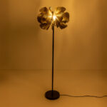 BLOSSOM ΦΩΤΙΣΤΙΚΟ ΕΠΙΔΑΠΕΔΙΟ 49x49x149cm ΜΕΤΑΛΛΟ BROWN GOLD ΜΑΥΡΟ 033309 - Image 3