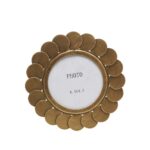 COIN ΚΟΡΝΙΖΑ 20x1.5x20cm ΜΕΤΑΛΛΟ ΧΡΥΣΟ ΜΕΤΑΛΛΙΚΟ ΓΥΑΛΙ 033311 - Image 2