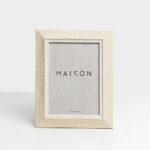 ARTISTIC ΚΟΡΝΙΖΑ 18.2x1.5x23.3cm POLYRESIN BEIGE ΛΕΥΚΟ ΓΥΑΛΙ 033333 - Image 3