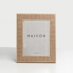 LINO ΚΟΡΝΙΖΑ 20.6x2x25.6cm MDF BEIGE ΣΚΟΥΡΟ ΦΥΣΙΚΟ ΓΥΑΛΙ 033351 - Image 4