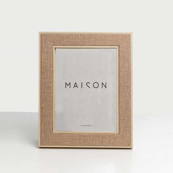 LINO ΚΟΡΝΙΖΑ 20.6x2x25.6cm MDF BEIGE ΣΚΟΥΡΟ ΦΥΣΙΚΟ ΓΥΑΛΙ 033351 - Image 4
