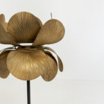 BLOSSOM ΦΩΤΙΣΤΙΚΟ ΕΠΙΤΡΑΠΕΖΙΟ 26x26x55cm ΜΕΤΑΛΛΟ BROWN GOLD 033360 - Image 4