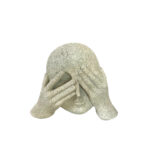 GLANCE ΔΙΑΚΟΣΜΗΤΙΚΟ ΠΡΟΣΩΠΟ 21.3x7x16.8cm POLYRESIN OFF WHITE 034169 - Image 4