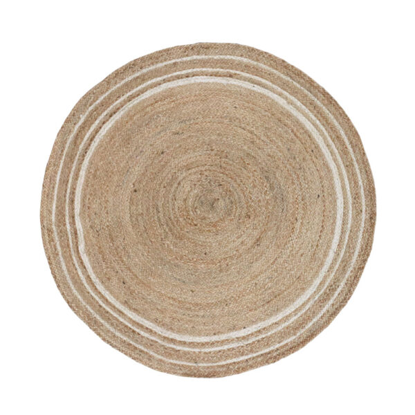 CERCLE B ΧΑΛΙ 150cm ΓΙΟΥΤΑ ΜΠΕΖ ΚΑΦΕ ΛΕΥΚΟ 034213 - Image 2
