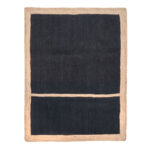 FRAME RUG B ΧΑΛΙ 300x200cm ΓΙΟΥΤΑ ΜΑΥΡΟ ΜΠΕΖ 034220 - Image 2