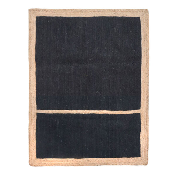 FRAME RUG B ΧΑΛΙ 300x200cm ΓΙΟΥΤΑ ΜΑΥΡΟ ΜΠΕΖ 034220 - Image 2