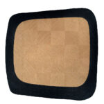 FLUX BEIGE ΧΑΛΙ 200x200cm ΓΙΟΥΤΑ ΜΠΕΖ ΜΑΥΡΟ 034221 - Image 2