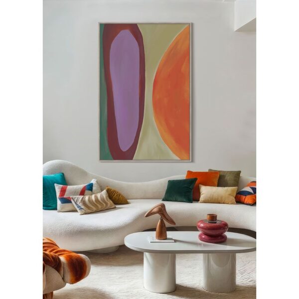 GEO DREAM A ΠΙΝΑΚΑΣ ΔΙΑΚΟΣΜΗΤΙΚΟΣ ΜΕ ΚΟΡΝΙΖΑ 80x120x4cm ΚΑΜΒΑΣ ΠΟΛΥΧΡΩΜΟ ΞΥΛΟ ΦΥΣΙΚΟ 034227 - Image 9